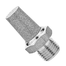 G 1/8 male thread standard sintered stainless steel silencer